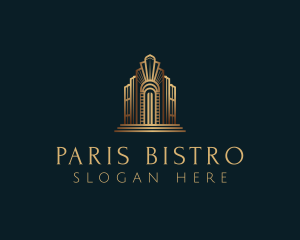 Architecture Art Deco Building logo design