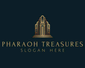 Architecture Art Deco Building logo design