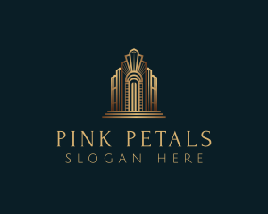 Architecture Art Deco Building logo design