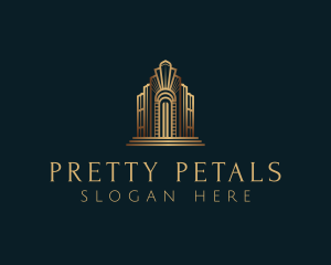 Architecture Art Deco Building logo design