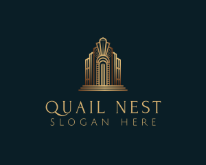 Architecture Art Deco Building logo design