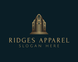 Architecture Art Deco Building logo design