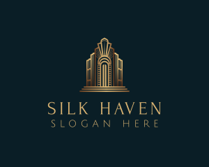 Architecture Art Deco Building logo design