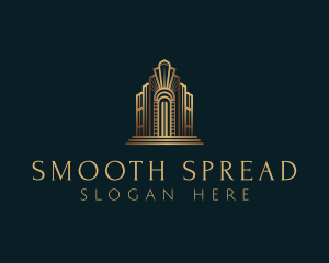 Architecture Art Deco Building logo design