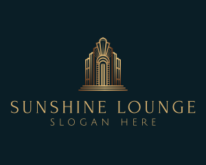 Architecture Art Deco Building logo design