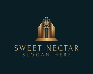 Architecture Art Deco Building logo design