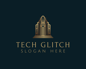 Architecture Art Deco Building logo design