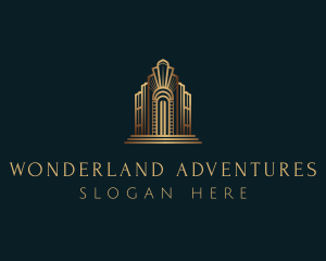 Architecture Art Deco Building logo design