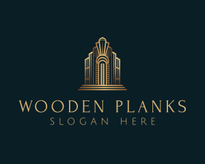 Architecture Art Deco Building logo design