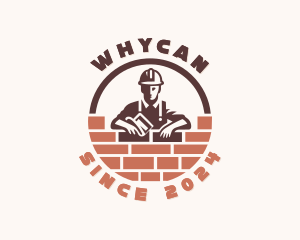 Bricklayer Mason Home improvement Logo