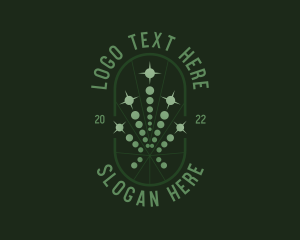 Herbal - Cannabis Weed Circles logo design