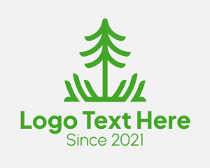 Sustainabilty - Pine Tree Nature logo design