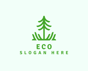 Pine Tree Nature  logo design