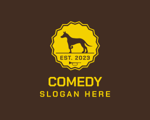 Pet Food - Dog Show Badge logo design