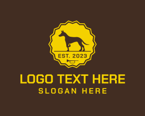 Labrador - Dog Show Badge logo design