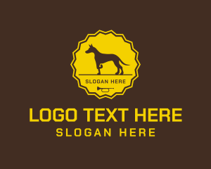 Dog Show Badge Logo