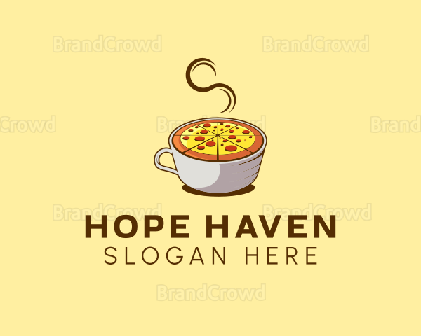 Hot Pizza Mug Logo