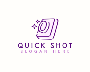 Shot - Minimalist Camera Photo logo design