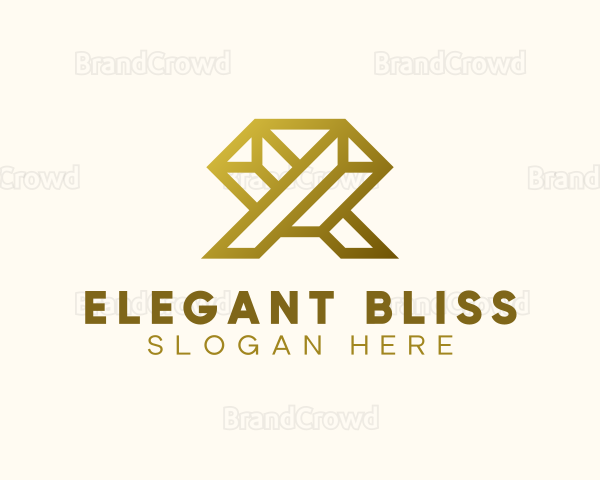 Gold Diamond Luxury Logo