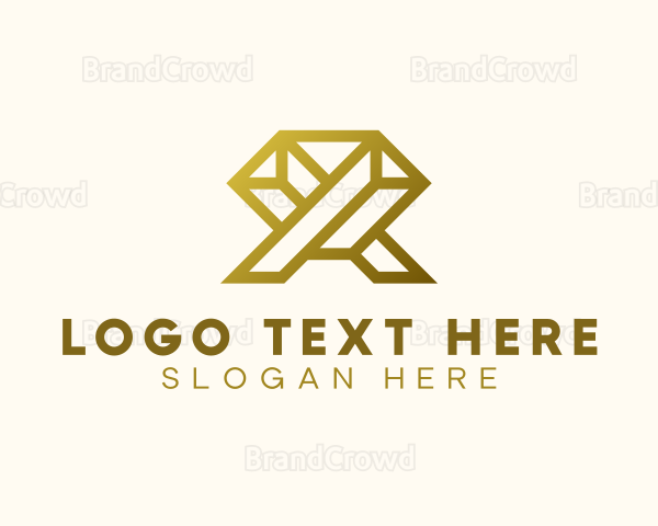 Gold Diamond Luxury Logo