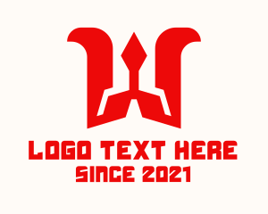 Letter W - Letter W Spear logo design