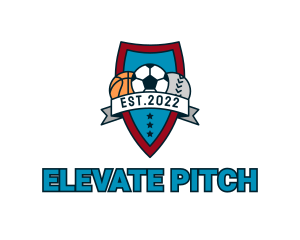 Pitch - Ball Sporting Event logo design