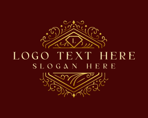 High End - Luxury Decorative Hotel logo design