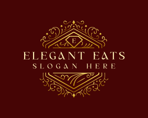 Luxury Decorative Hotel logo design