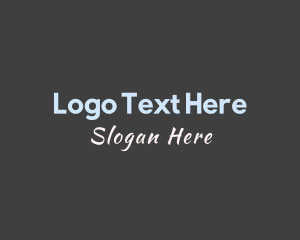Text - Modern Stylish Brand logo design