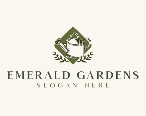 Garden Watering Can logo design