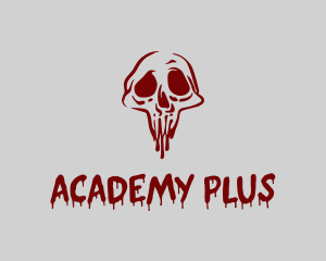 Corpse - Scary Bloody Skull logo design