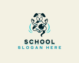 Yogi - Pet Dog Yoga logo design