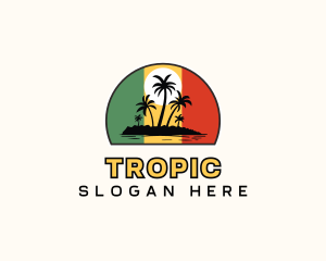 Jamaican Tropical Tourism logo design