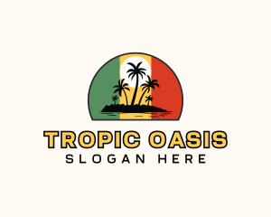 Jamaican Tropical Tourism logo design