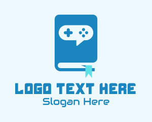 Gamer Youtuber - Video Game Book Guide logo design