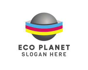 Planet Ink Cartridge  logo design