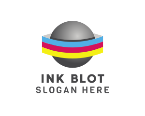 Planet Ink Cartridge  logo design