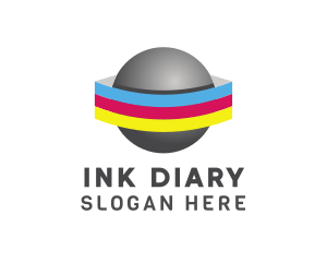 Planet Ink Cartridge  logo design