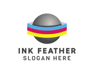 Planet Ink Cartridge  logo design