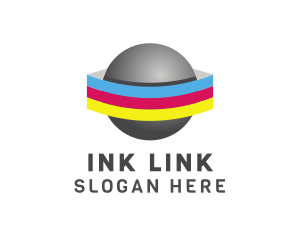 Planet Ink Cartridge  logo design