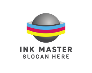 Planet Ink Cartridge  logo design