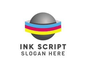 Planet Ink Cartridge  logo design