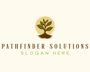 Garden Plant Seedling Logo