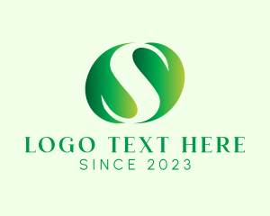 Greenhouse - Letter S Gardening logo design