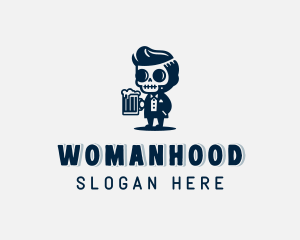 Skull Pub Beer Logo