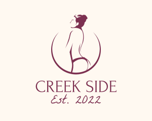 Feminine Wax Sexy Body logo design