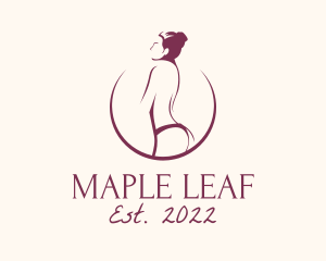 Feminine Wax Sexy Body logo design