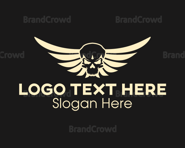 Winged Skull Logo