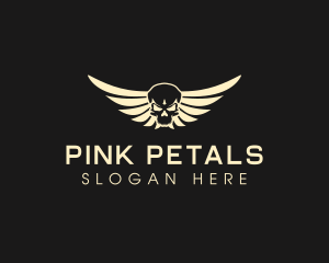 Winged Skull logo design