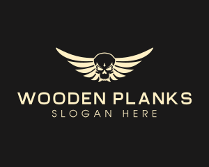 Winged Skull logo design